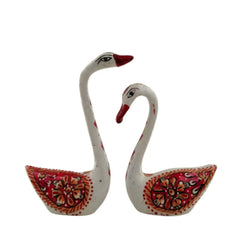 Hand-Painted Metal Duck Pair | Decorative Home Showpiece maruthi handicrafts