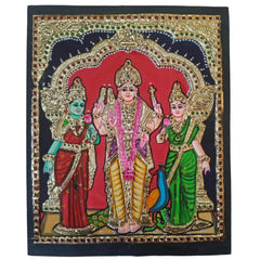 Subramanya Swamy – Divine Warrior in Thanjavur Art Paintings