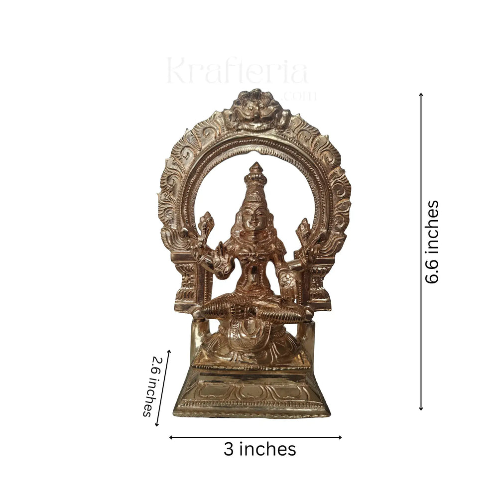 Goddess Lakshmi in Panchaloha – Blessings of Wealth Karthick's metal art