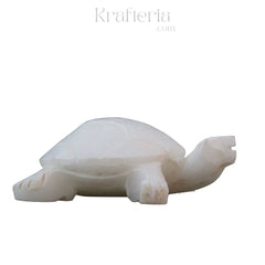 Handcrafted Marble Tortoise – Symbol of Longevity & Good Luck