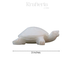 Handcrafted Marble Tortoise – Symbol of Longevity & Good Luck