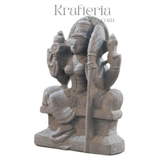Goddess Meenakshi Sculpture – Celebrating Divine Feminine Energy Soft Stone