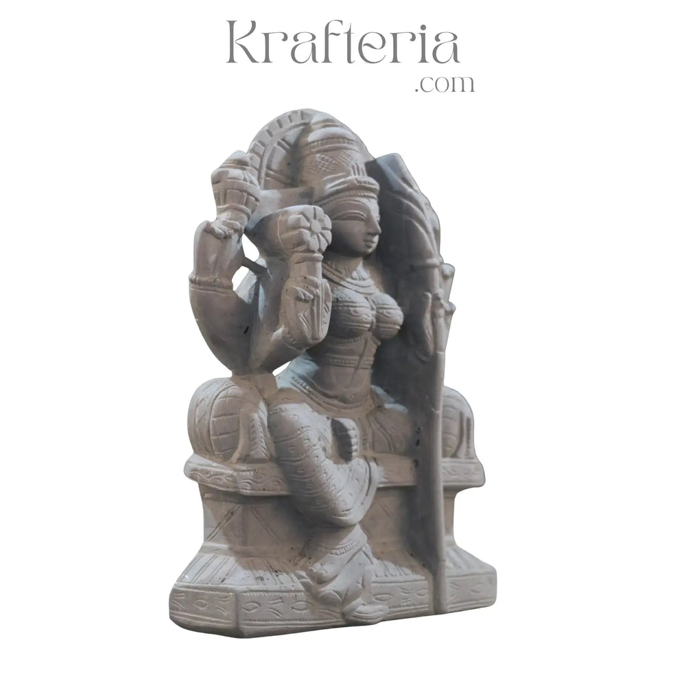 Goddess Meenakshi Sculpture – Celebrating Divine Feminine Energy Soft Stone