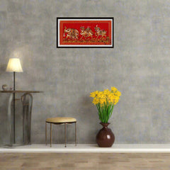 The Kings Royal Escort Miniature Painting