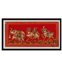 The Kings Royal Escort Miniature Painting