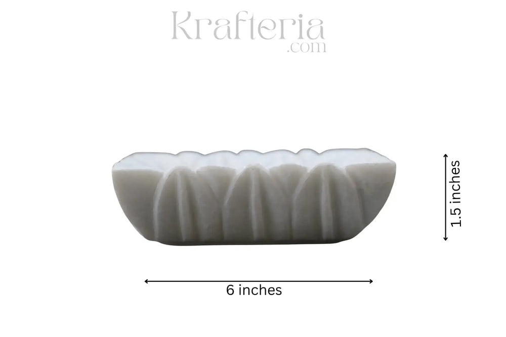 Handcrafted Marble Fruit Bowl – Elegant Centerpiece for Dining & Décor Marble Soft Stone