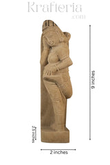 Backward Glance - A Moment Captured in Stone Sand Stone