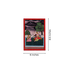 Mughal Royal Ladies in a Garden - Miniature Painting