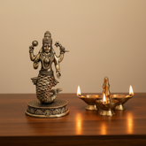 Brass Idol of Lord Matsya (The Fish Avatar of Lord Vishnu)