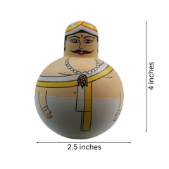 Handmade Rajasthani dolls with cultural detailing