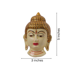 Hand-Painted Metal Buddha Hanging – Spiritual Wall Decor Accessories
