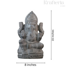 Ganesh Ji Statue in Soft Stone – Puja & Decorative Use