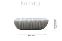 Handcrafted Marble Fruit Bowl – Elegant Centerpiece for Dining & Décor Marble Soft Stone