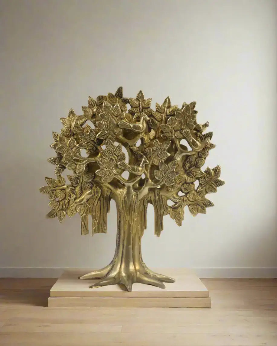 Brass Kalpavriksha Tree – Symbol of Abundance and Prosperity Brass Ware