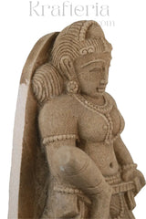 Tribhanga-Lalita Nritya Graceful Triple-Bent Dance Sand Stone
