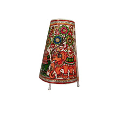 Handcrafted Elephant Leather Puppetry Lamp – A Fusion of Tradition and Elegance | Bed Lamp Leather Paintings