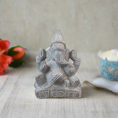 Ganesh Ji Statue in Soft Stone – Puja & Decorative Use