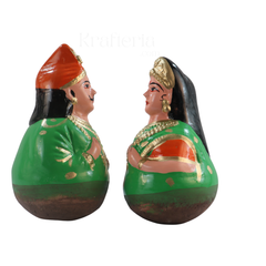 Golu King and Queen Dolls – Traditional Thanjavur Handcrafted Set
