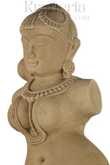 Ethereal Beauty - A Sandstone Devangana Sculpture