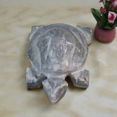 Handcrafted Marble Tortoise – Symbol of Longevity & Good Luck