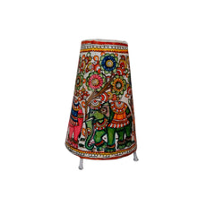 Handcrafted Elephant Leather Puppetry Lamp – A Fusion of Tradition and Elegance | Bed Lamp Leather Paintings