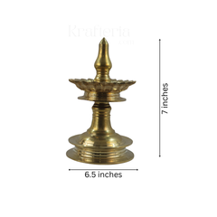 Handcrafted Bronze Bhadra Deepam – Auspicious Temple Lamp