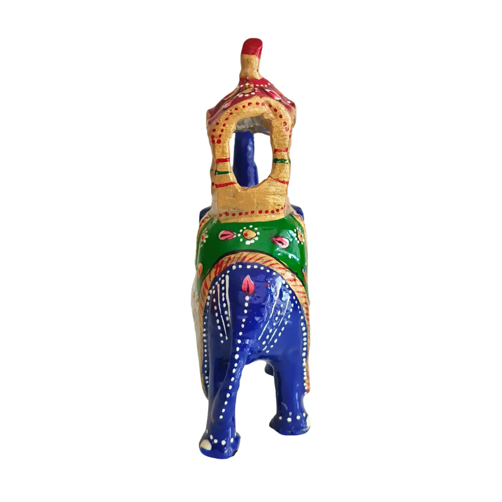 Hand-Painted Ambari – Intricate Decorative Artwork Metal Decorative