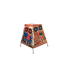 Blooming Majesty – Elephant Leather Puppetry Artwork | Bed Lamp Leather Paintings