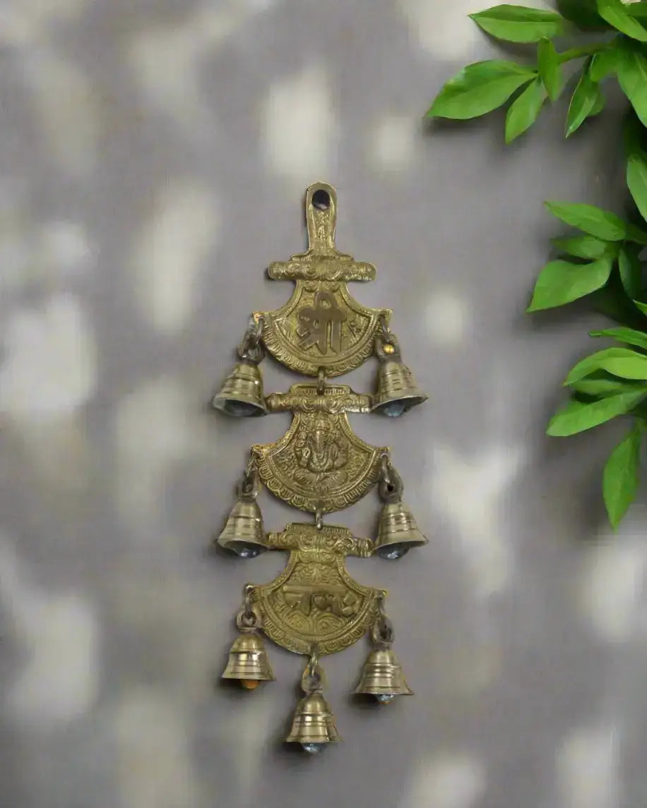 Handcrafted Brass Sree Namaha Wall Hanging for Home & Temple Brass Ware