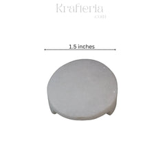 White Marble Stool – Elegant Accent Piece Marble Soft Stone