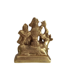 Brass Shiva Parivar on Nandi – Divine Family Idol for Conjugal Harmony and Auspiciousness