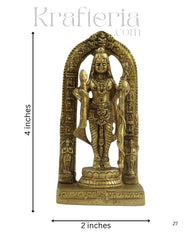 Lord Sree Rama in Brass – Symbol of Virtue and Valor