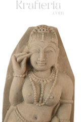 Divine Ornamentation - Apsara in the Act of Shringar