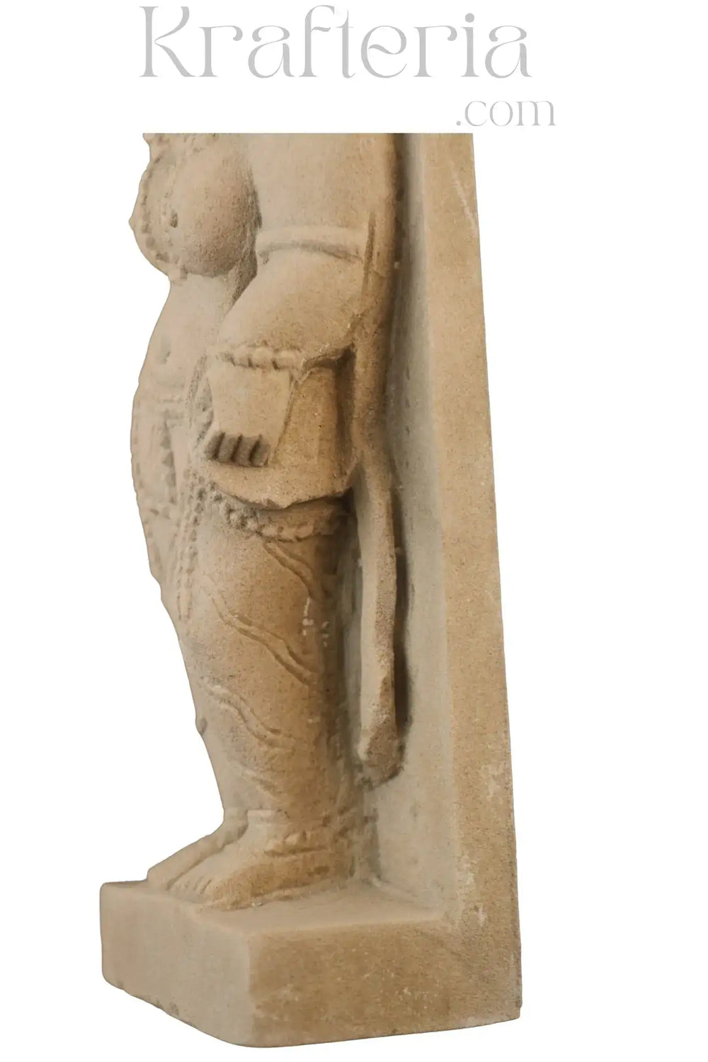Divine Ornamentation - Apsara in the Act of Shringar Sand Stone