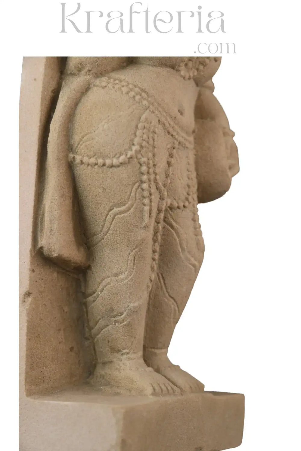 Divine Ornamentation - Apsara in the Act of Shringar Sand Stone