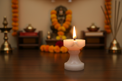 Handcrafted Marble Deepam/DIyas-Perfect for Puja & Home Decor Marble Soft Stone