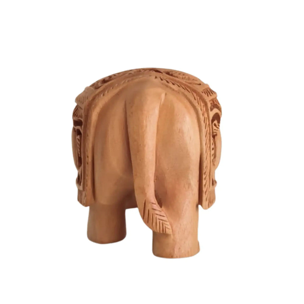 Hand-Carved Wooden Elephants – Artisan Decorative Sculptures maruthi handicrafts