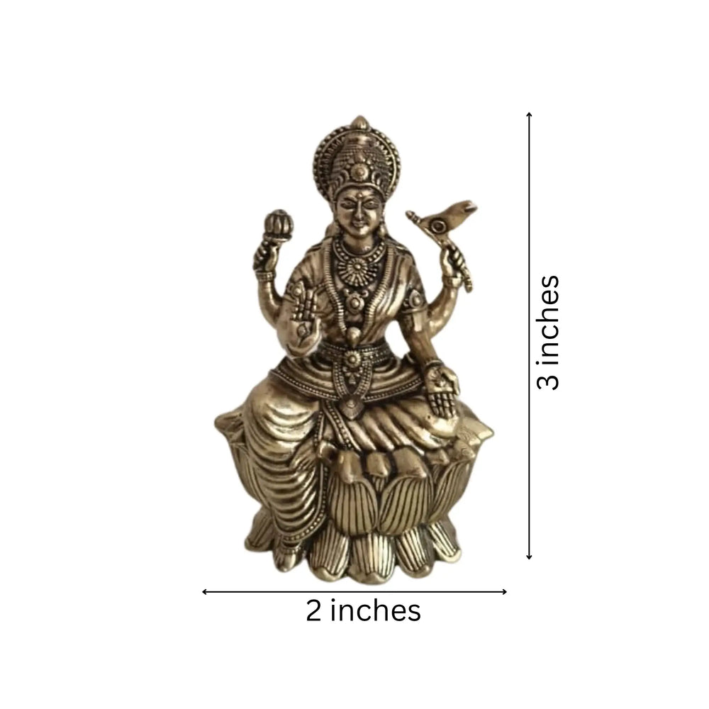 Divine Goddess Lakshmi Brass Idol – Epitome of Prosperity and Grace Brass Ware