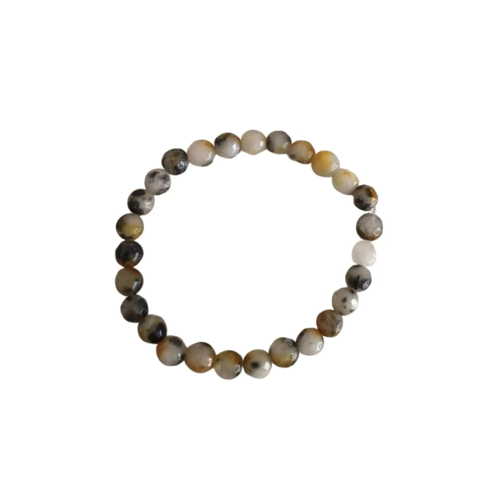 Multi-Color Gemstone Beaded Stretch Bracelet Fashion