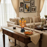 Handcrafted Wooden Ganesha Idol - Traditional Indian Home Decor Etikoppaka Lacquerware