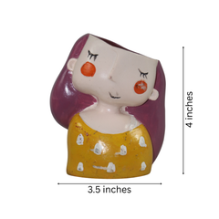 Decorative Girl Pen Stand – Cute & Functional Desk Accessory