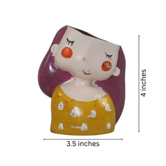 Decorative Girl Pen Stand – Cute & Functional Desk Accessory Accessories