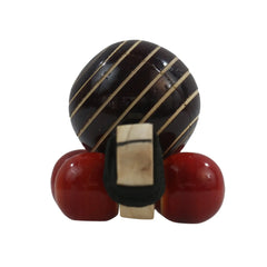 Colourful Channapatna wooden tortoise pull toy handcrafted