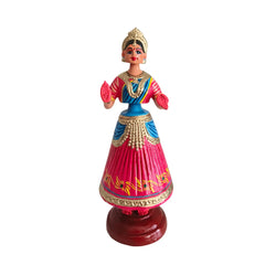 The Icon of Grace – Kondapalli Dancing Doll | Tanjore Dancing Doll Kondapalli Lacquerware