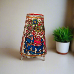 Handcrafted Elephant Leather Puppetry Lamp – A Fusion of Tradition and Elegance | Bed Lamp