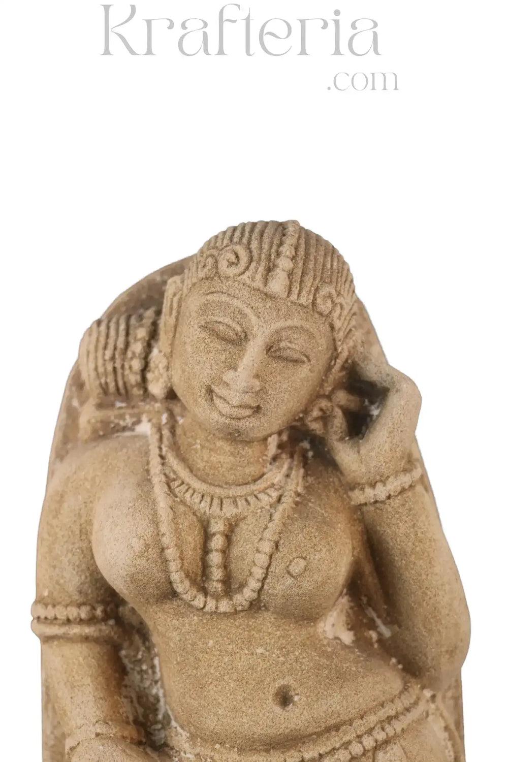 Adornment of the Divine - The Silent Elegance of an Apsara Sand Stone
