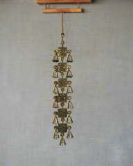 Brass Om Bell Wall Hanging – Perfect for Meditation and Prayer Spaces