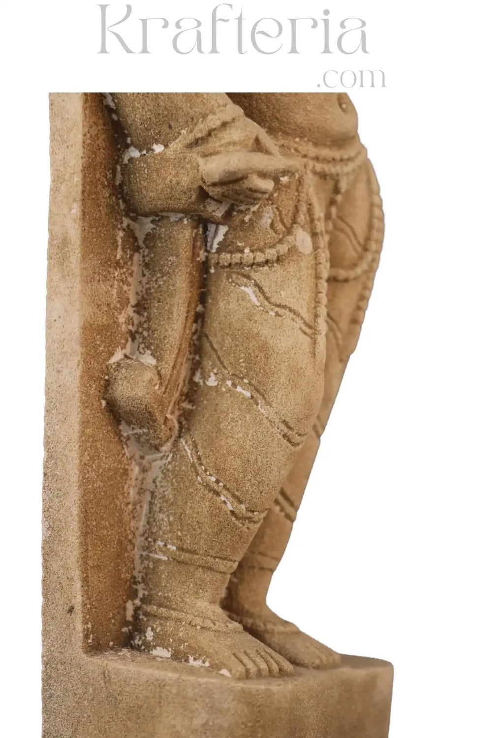 Adornment of the Divine - The Silent Elegance of an Apsara Sand Stone