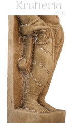 Adornment of the Divine - The Silent Elegance of an Apsara Sand Stone