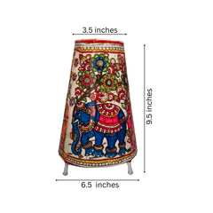 Handcrafted Elephant Leather Puppetry Lamp – A Fusion of Tradition and Elegance | Bed Lamp Leather Paintings